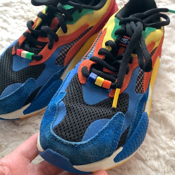 Puma x Rubik’s Cube RS-X3 374028-01 W Sz 7, Includes Rubik’s Cube! - Picture 3 of 13